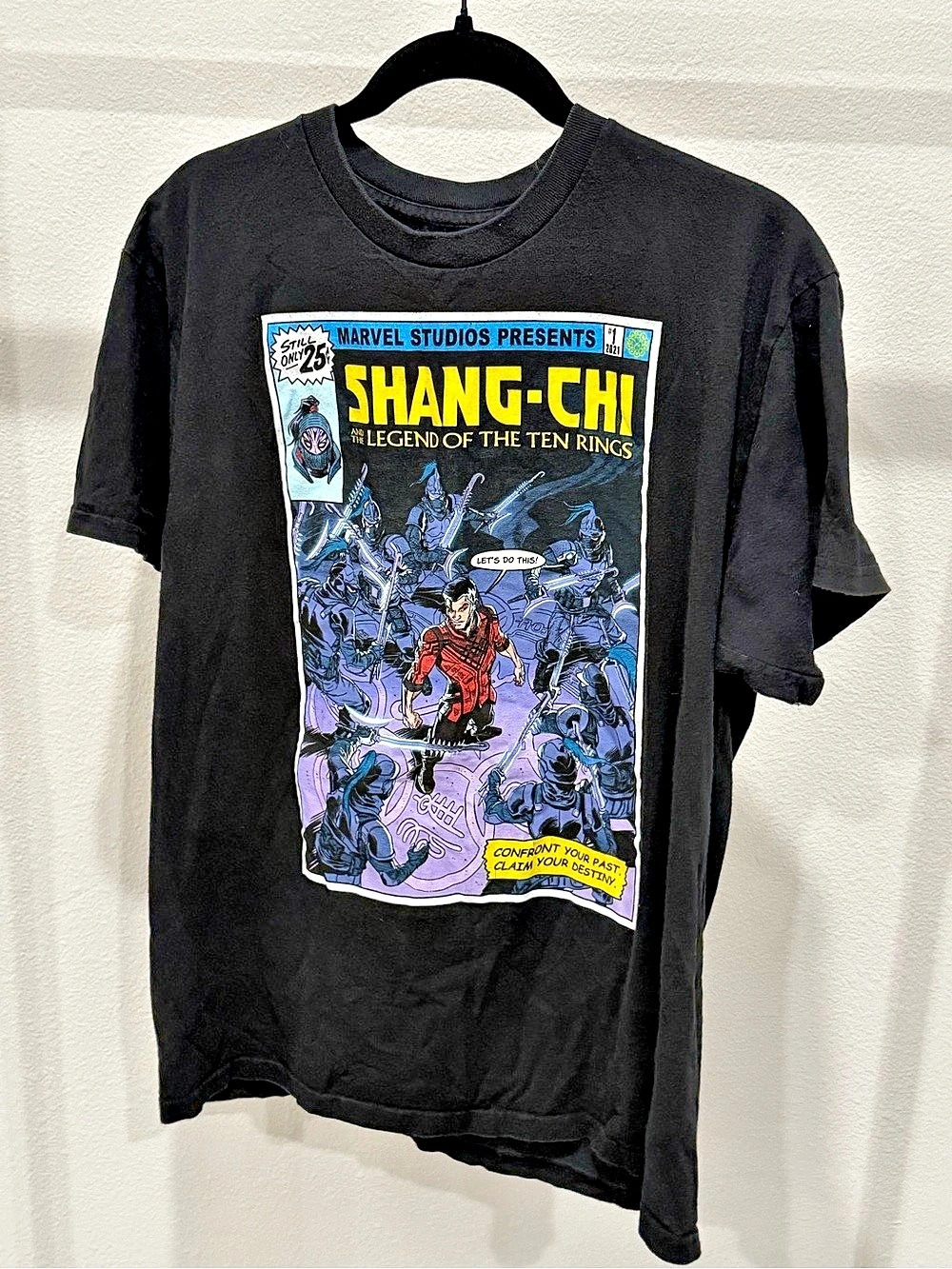 Marvel Shang-Chi and the Legend of the Ten Rings Comic Book Cover T-Shirt
